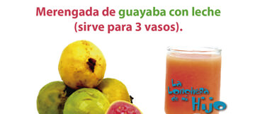 Merengada de guayaba con leche